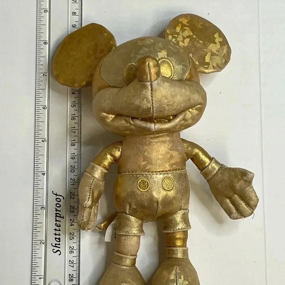 Disney Mickey Mouse Year of the Mouse 2020 Gold Plush Limited Edition - Picture 4 of 6